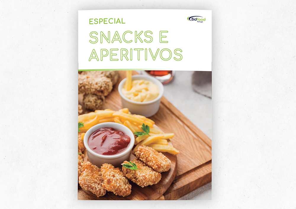 Descubra uma seleção de snacks para acrescentar aos seus menus ou servir em eventos